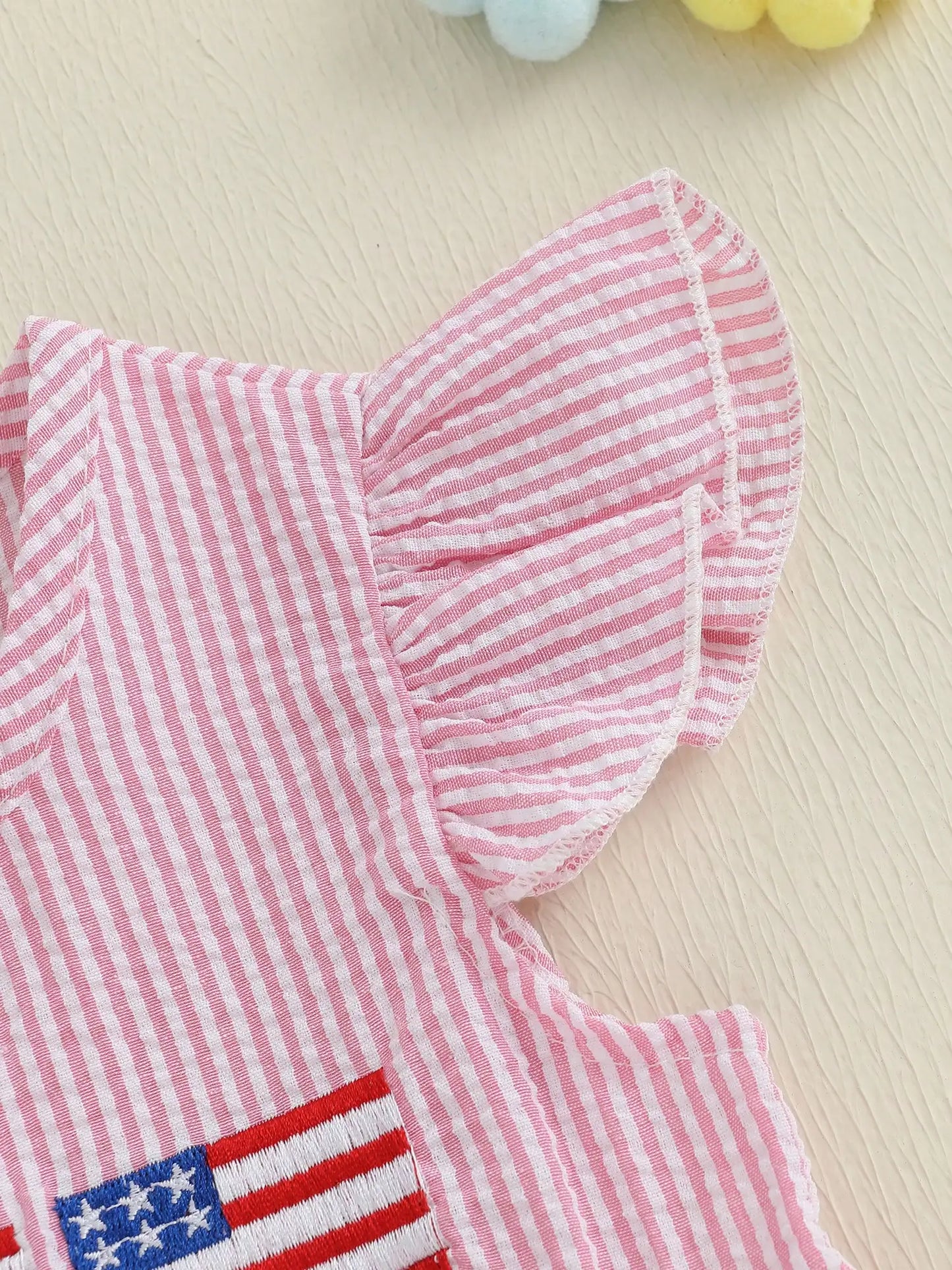 Toddler Baby 4th Of July Outfit Girls Fourth Of July Dress American Flag Smocked Dresses Independence Day Clothes