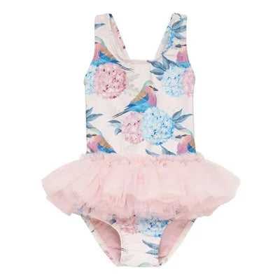 UPF 50+ Kids Swimwear Baby Girls Cartoon Tutu Swimsuit New Summer Sleeveless Beachwear Infant Clothes Bathing Suit Brand Sale