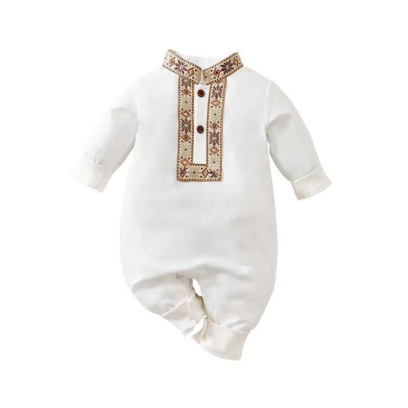 Autumn Print Clothes 100% Cotton Long Sleeve Clothes Toddler Jumpsuit New Style Casual Boy Girl Baby Infant Outfit Clothes Soft
