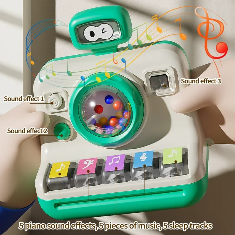 Musical Instruments Piano With Music Light Multifunction MusicEarly Educational Kids Baby Mini Cute Analog Photography Toys Gift