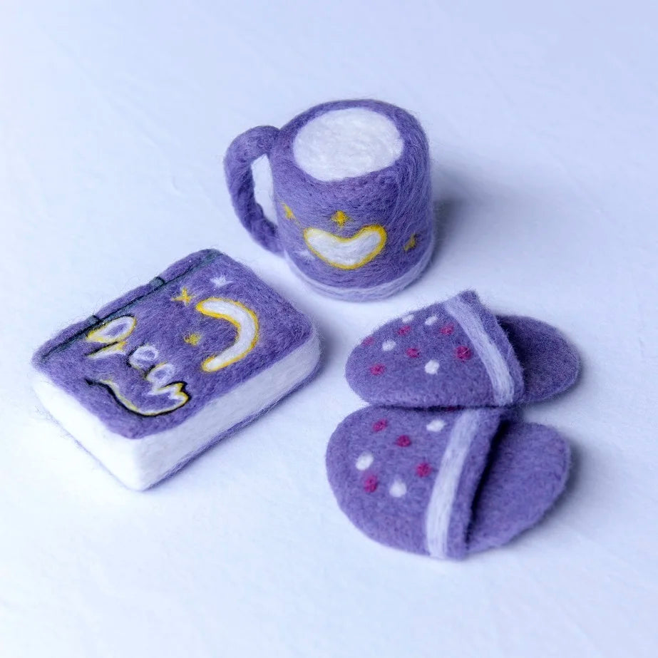 Newborn Photography Props Wool Felt Doll Mini TelePhone Handmade DIY Felting Kit Accessories Baby Photo Shooting Doll