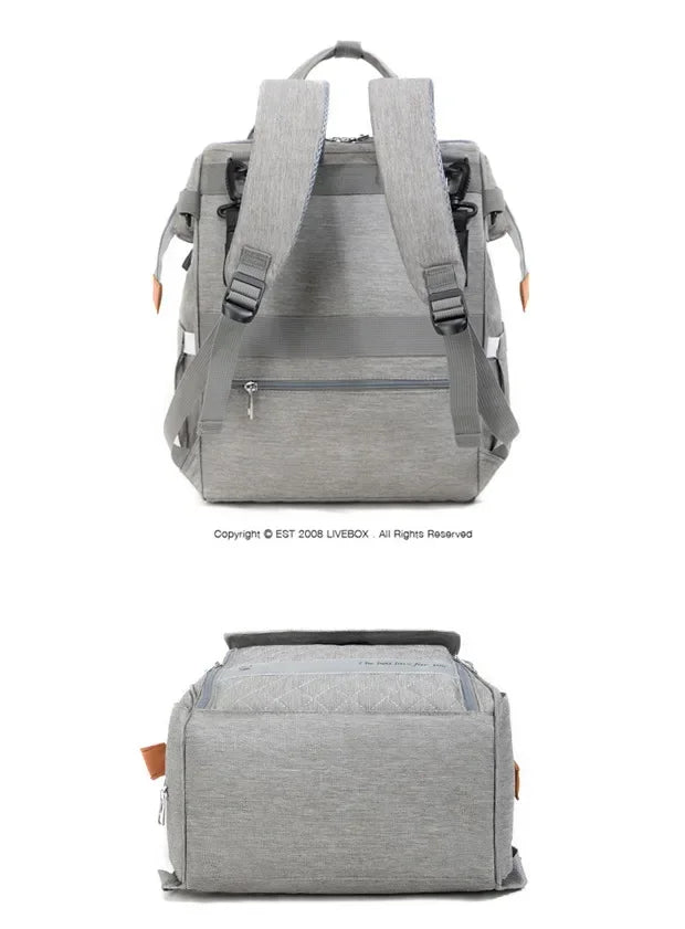Oxford cloth Mommy Bag Dry-wet Separation Large Capacity Nappy Backpack Multi-Functional Lightweight Mom's Outting Bag Travel