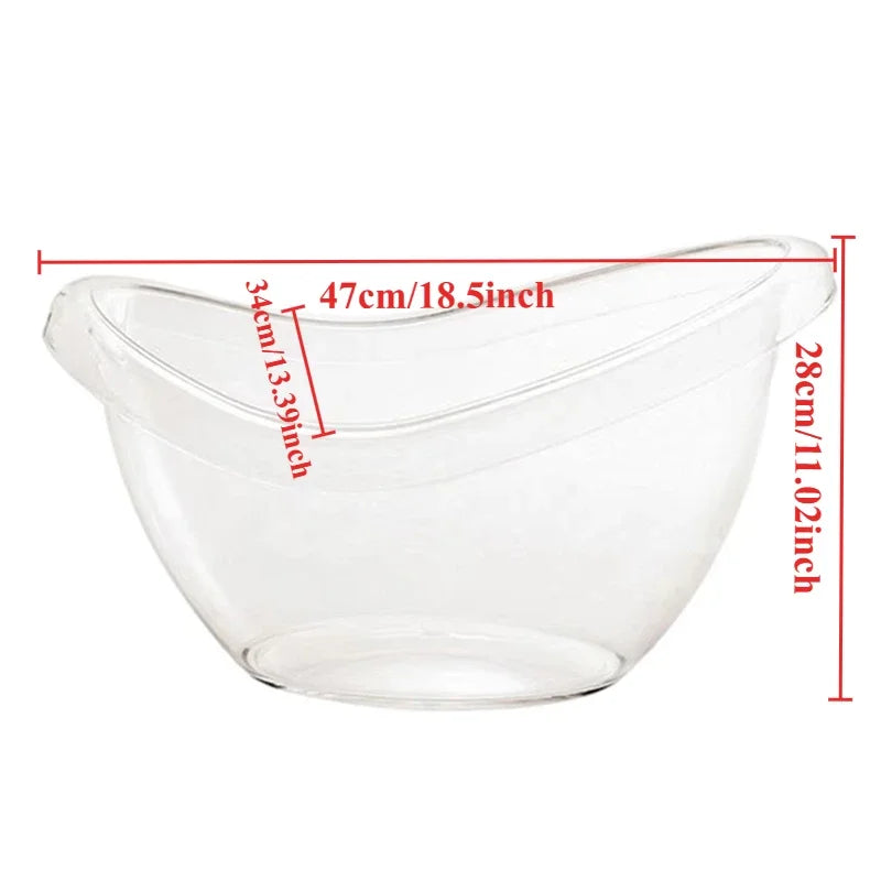 Newborn Photography Props Plastic Transparent Baby Bathtub Photo Accessories Tub for Milk Bath Studio Photo Shoot Furniture