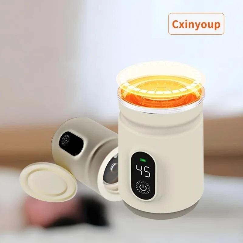 J15U Bottle Warmer / Adapter LCD Display Baby Milk Warmer Fast Heating Leakproof