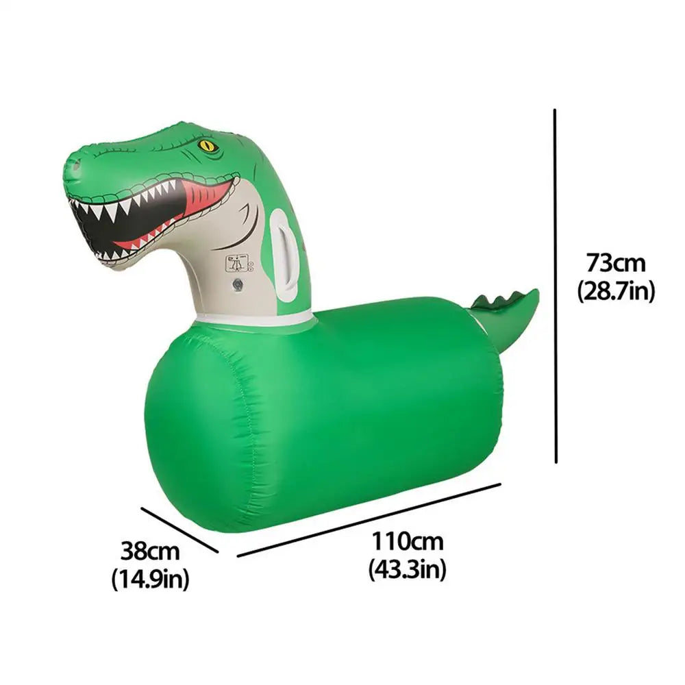 Inflatable Bouncy Animal Toy Leakproof Ergonomic Kids Balance Hopper Ride On Toy Outdoor Indoor Garden Yard Gift