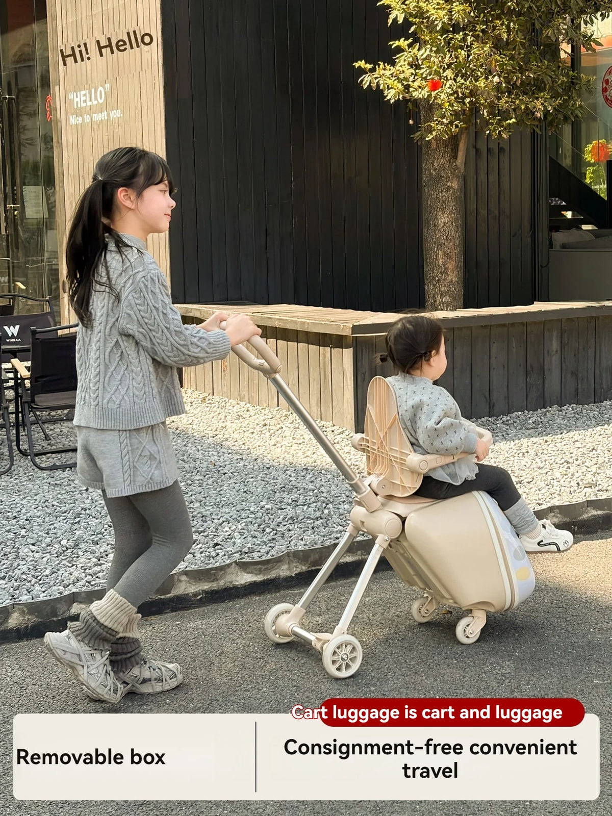Luggage suitcase for children, suitable for both boys and girls, with a handle for easy transportation, perfect for traveling