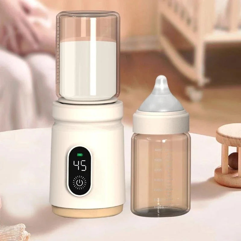 J15U Bottle Warmer / Adapter LCD Display Baby Milk Warmer Fast Heating Leakproof