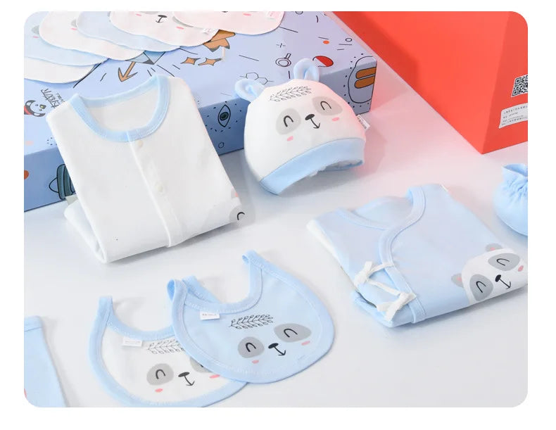 Baby Clothes, Newborn Gift Box Set, Autumn Pure Cotton, Newborn Baby, Full Moon Baby Gift Supplies, Mother and Baby Encyclopedia