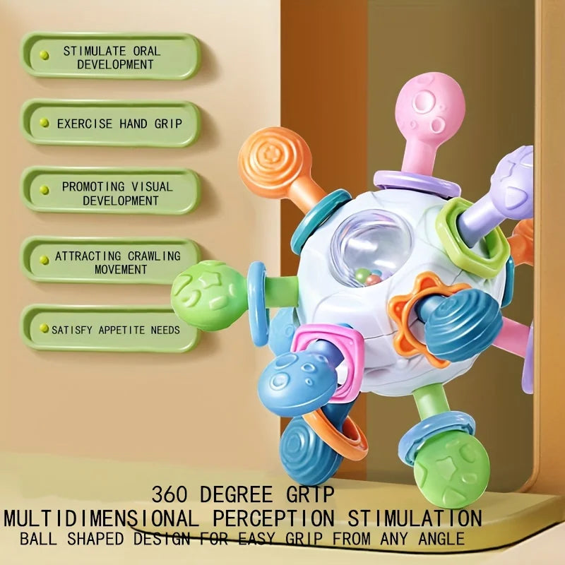 AIUAZA Colorful Childrens Manhattan Hand Grabbing Ball Toy - Interactive Fun for Halloween, Thanksgiving, & Christmas - A Perfec
