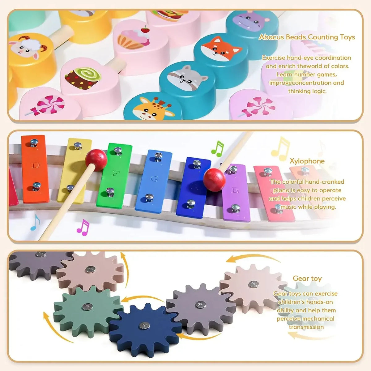 Adjustable Multi Shape Wooden Play Yard Portable Collapsible Activity Center Baby Fence Play Area Toys Infants Toddlers