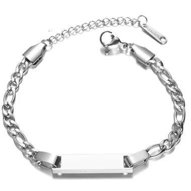 DUOYING Custom Name Newborn Bracelet Personalized Baby ID Engraved Bracelet Engraved Letter Pendant Bangles For Kids Jewelry