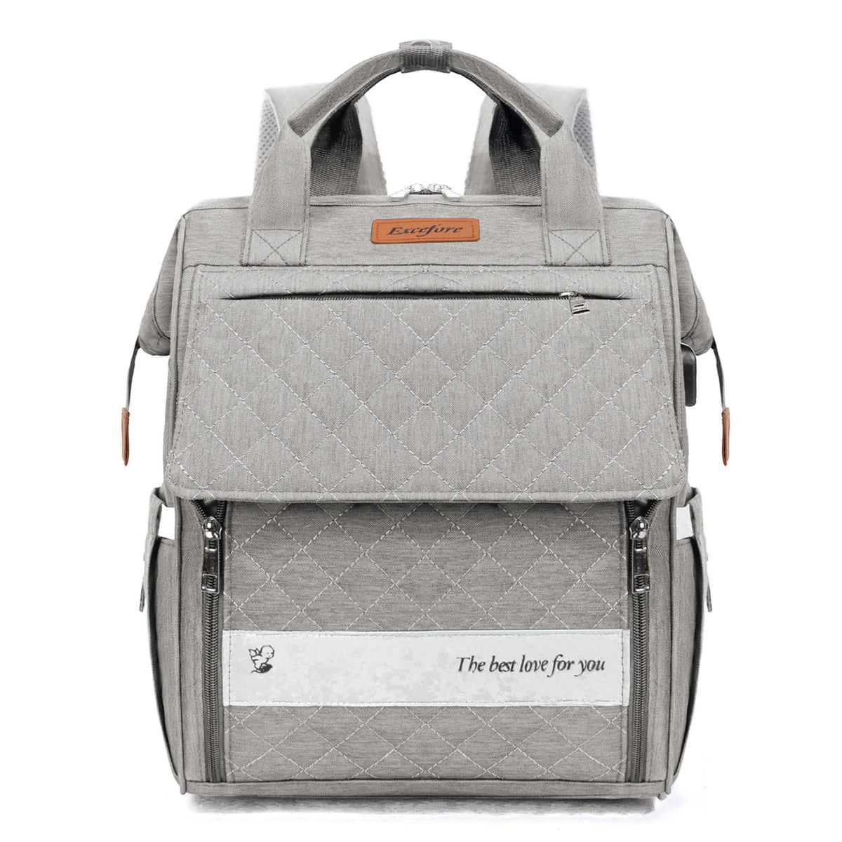 Oxford cloth Mommy Bag Dry-wet Separation Large Capacity Nappy Backpack Multi-Functional Lightweight Mom's Outting Bag Travel