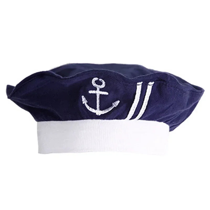 Sister and Brother Matching Boy Girl Sailor Costume Romper Navy Bodaysuit Toddler Girls Sailor Theme Dress Photoshoot Outfit