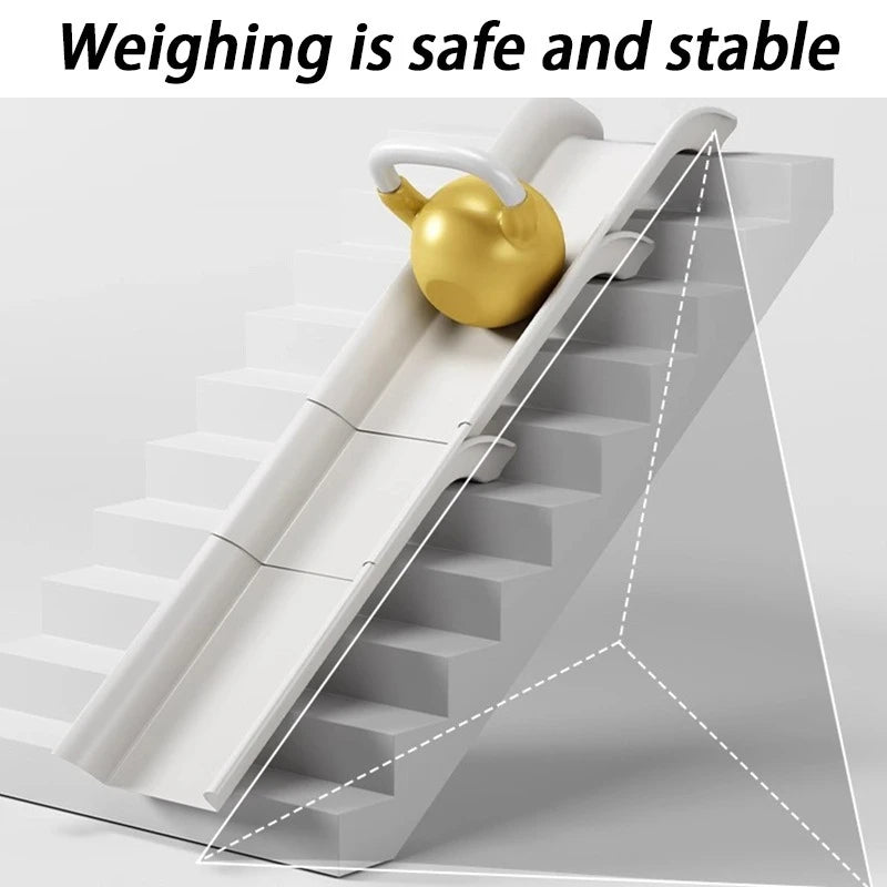 Indoor Children Stairway Slide Safety Foldable Home Kids Step Slides Playing Free Installation Outdoor Slides Kid Play Household