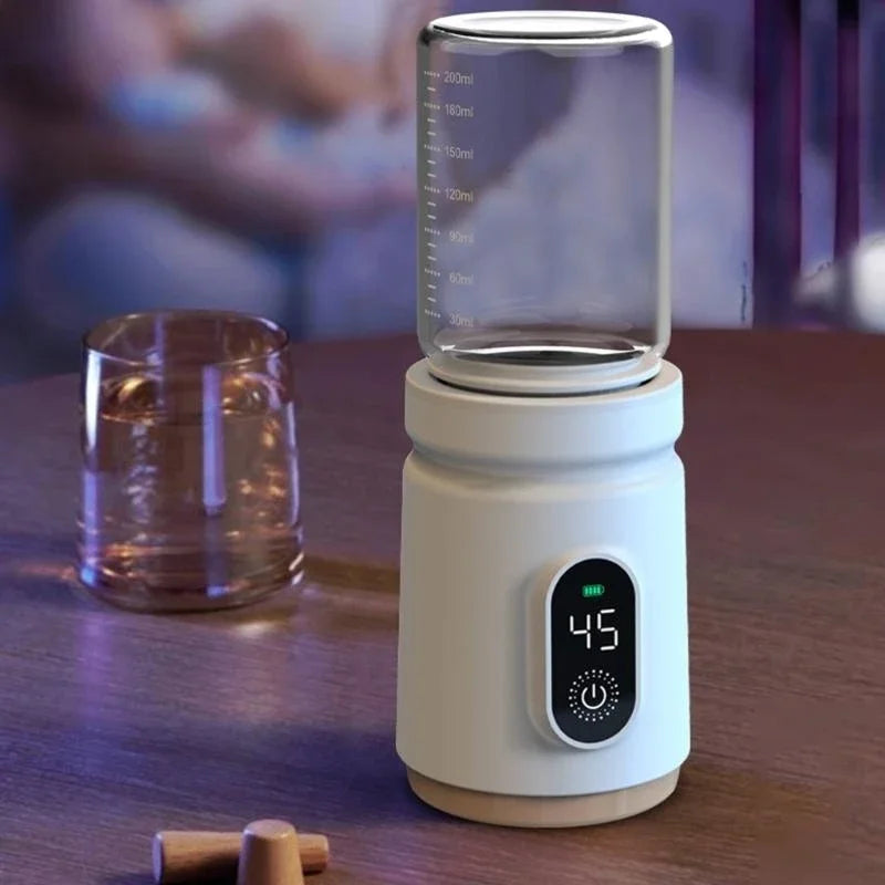 J15U Bottle Warmer / Adapter LCD Display Baby Milk Warmer Fast Heating Leakproof