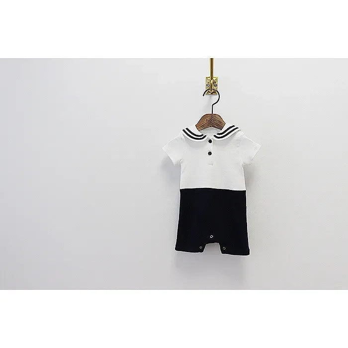 Newborn Photography Romper for Baby Birthday Dress Girls Navy Baby Clothes for Twins Boy and Girl Jumpsuit Oneies Bodysuit