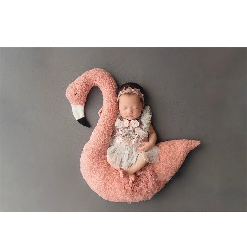 Newborn Photography Props Plush Animal Bunny Doll  Posing Pillow Photo  Cushion Photo Studio Photography Mat
